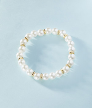 pearl mix ブレスレット(ゴールド-ONESIZE)