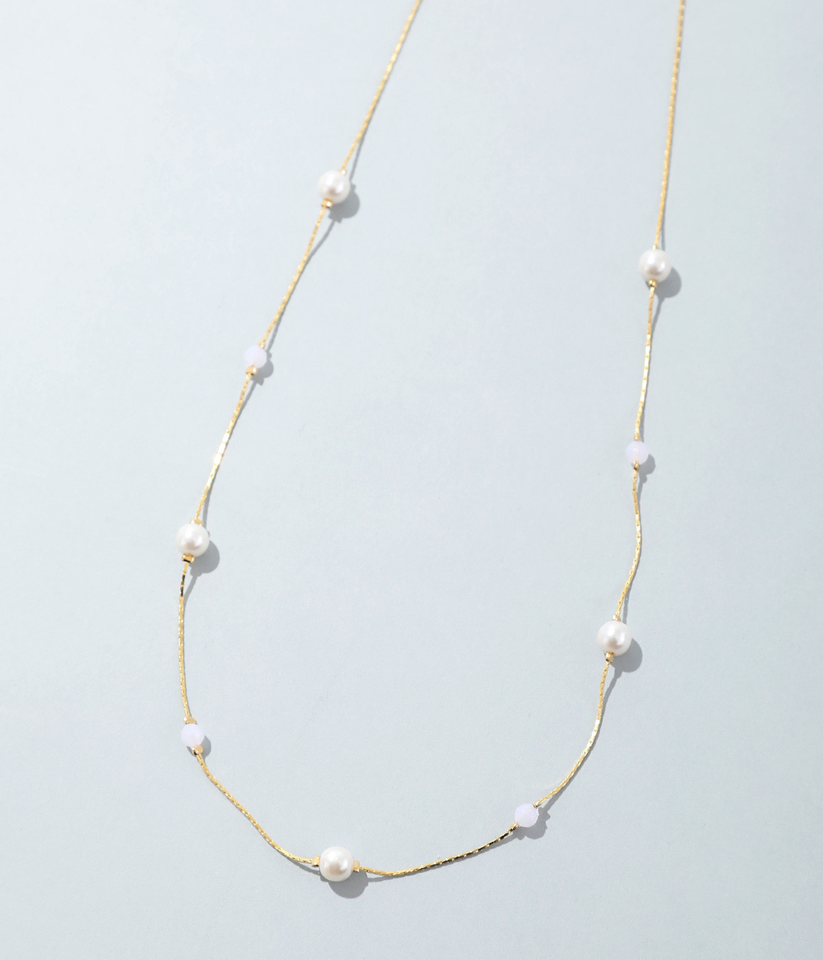 pearl×chain ネックレス(ゴールド-ONESIZE)