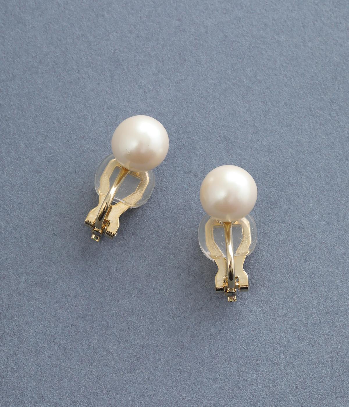 パールデザインイヤリング(ゴールド-1)