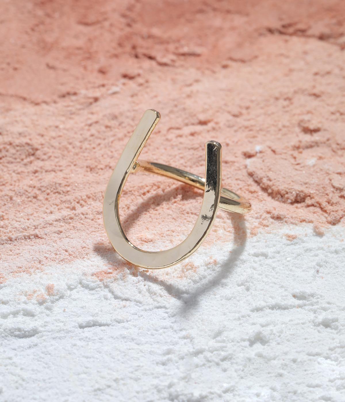 ボリュームメタルリング(ゴールド-1)