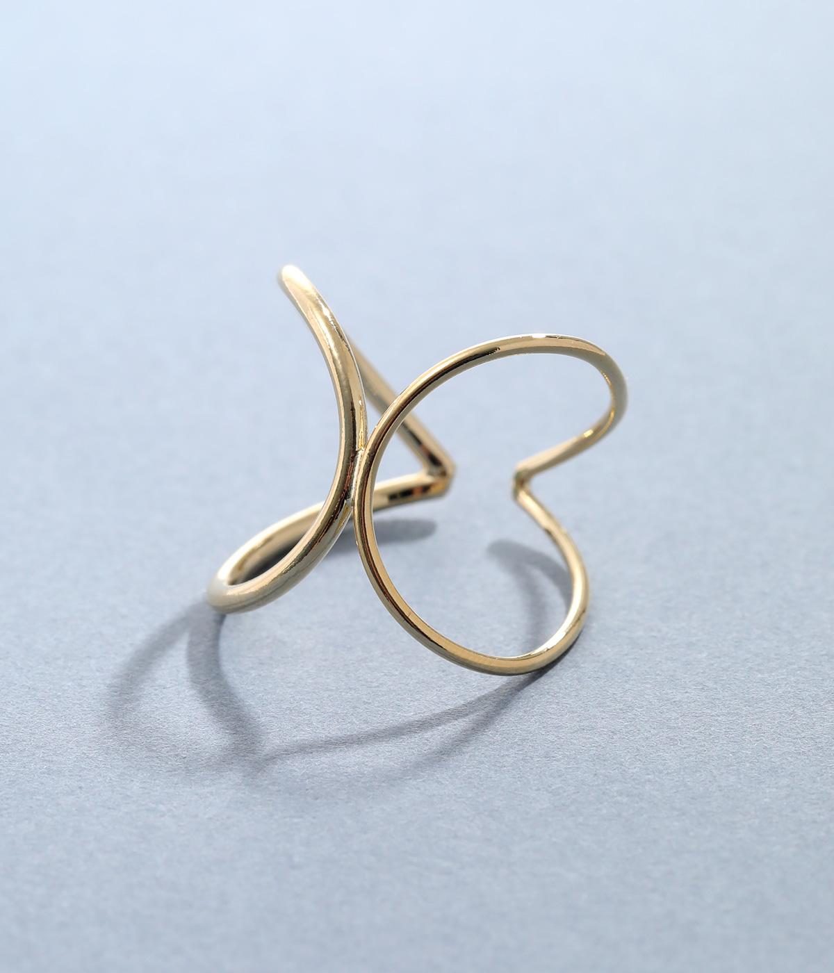 カーブメタルリング(ゴールド-1)