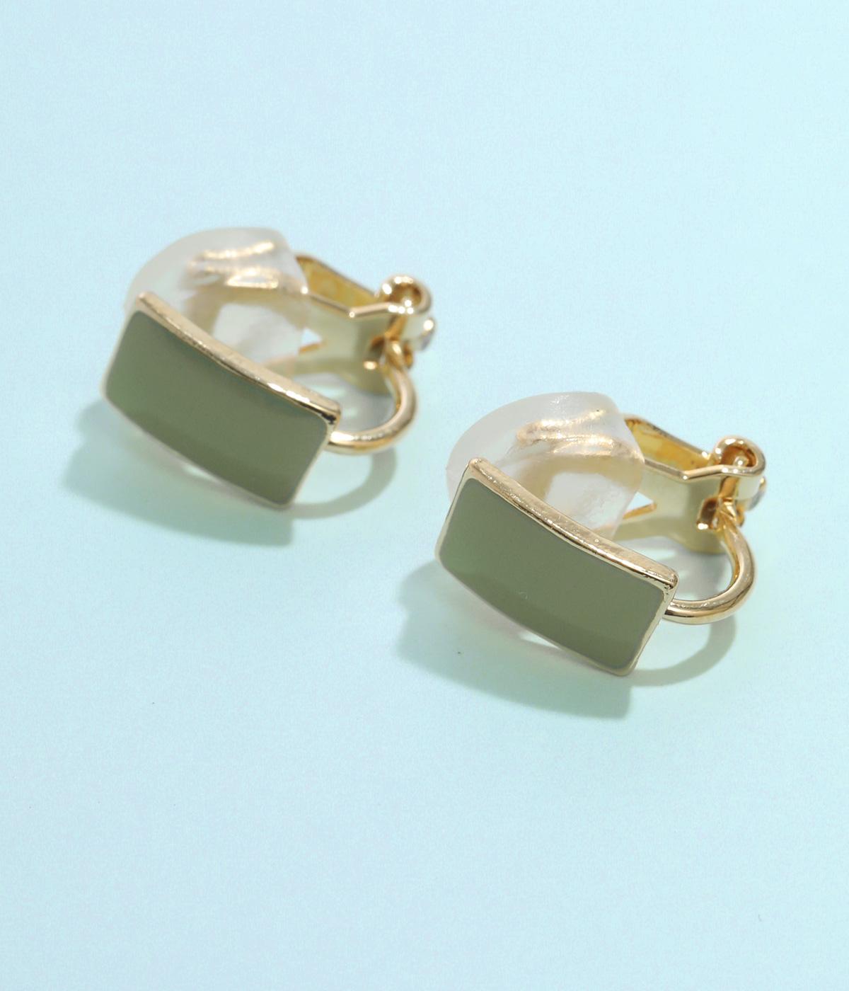 スクエアエポイヤリング(ゴールド-F)