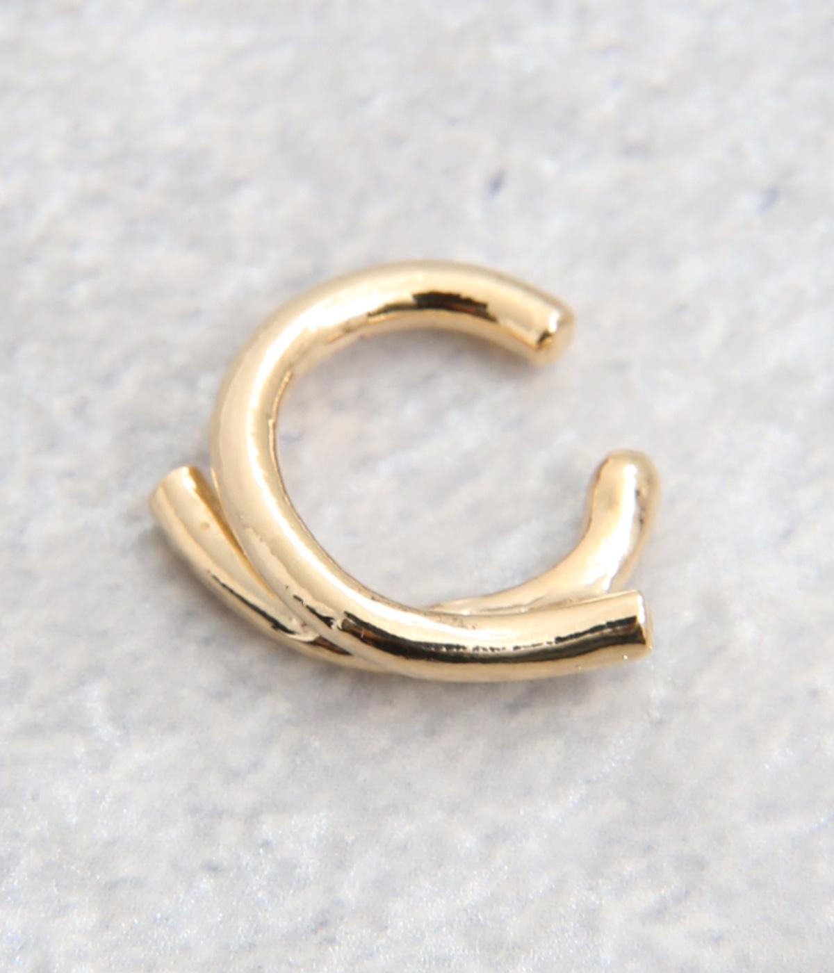 ミニメタルイヤーカフ(ゴールド-F)