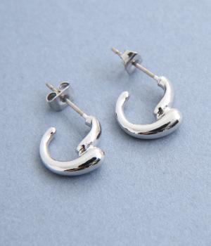 ミニフープピアス(シルバー-F)