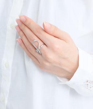 デザインリング(シルバー-F)