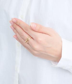 華奢ラインリング(ゴールド-F)