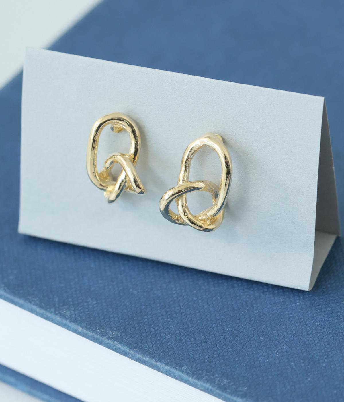 ミニタングル　ピアス(ゴールド-F)