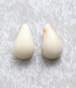 カラフルドロップピアス(ホワイト-F)