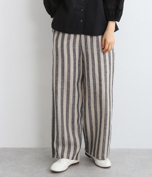 ウエストゴムワイドシルエットパンツ