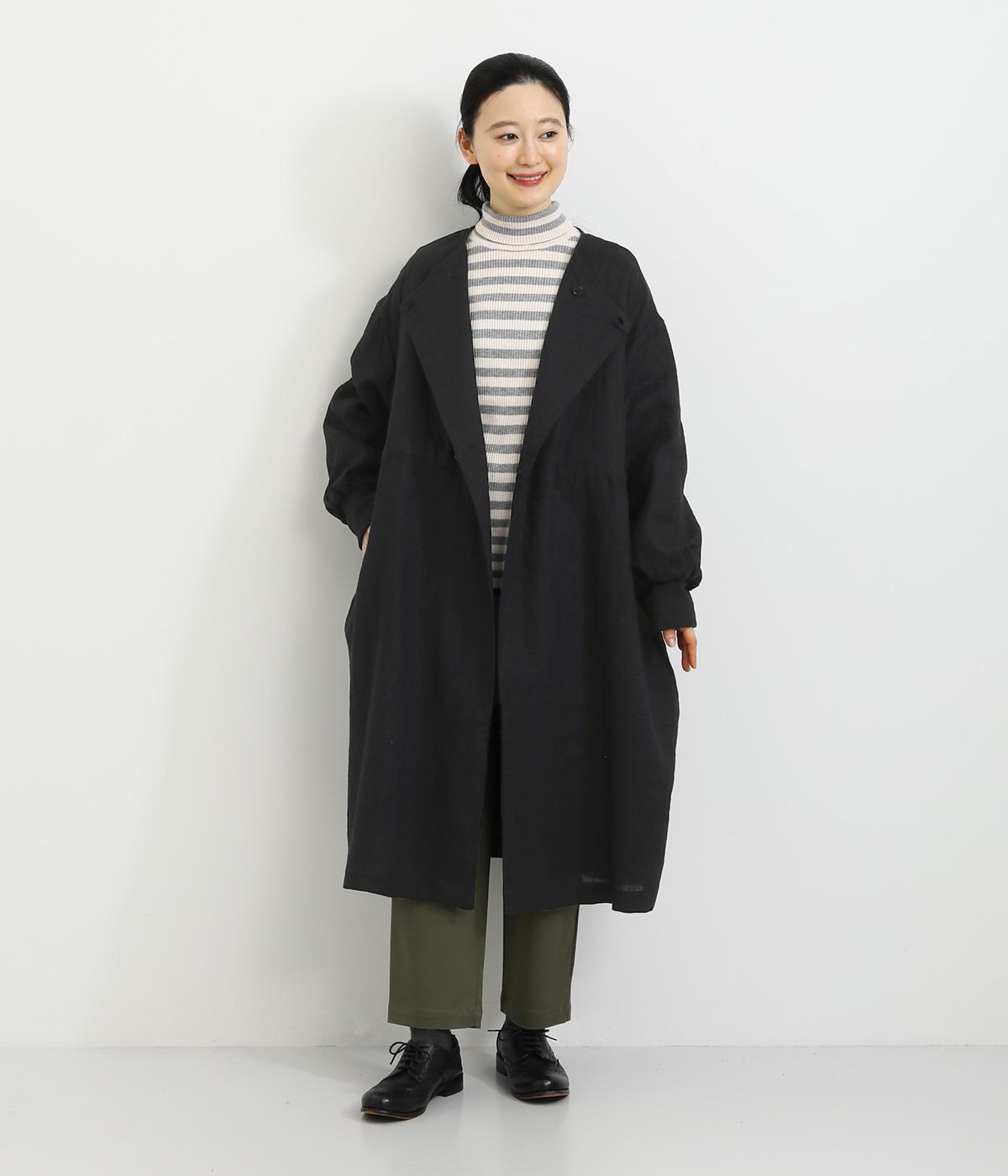 ブラッシュツイル内スピンドル付袖口リブ総裏ひとつ釦ジャケット(ブラック-F)