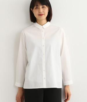 コットンブロード　シャツ(ホワイト-ONESIZE)