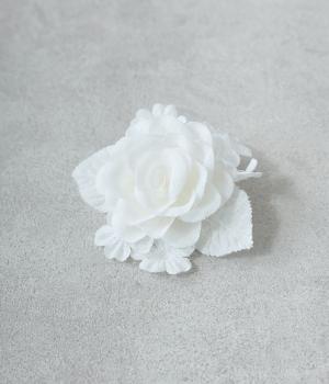 リネンコサージュワイルドローズ(オフ-F)