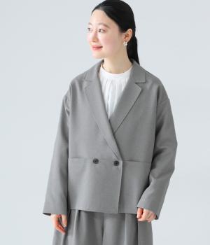 メランジオックステーラードジャケット(グレー-F)