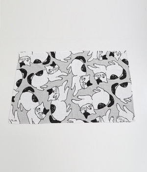 松尾ミユキ　ニット　ブランケット(Doux グレー-ONESIZE)