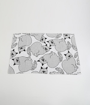 松尾ミユキ　ニット　ブランケット(Reveur　オフホワイト-ONESIZE)