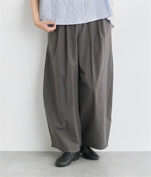 ワッシャーローンサイドタックパンツ(チャコール-ONESIZE)