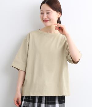 天竺ハーフスリーブプルオーバー(ベージュ-ONESIZE)