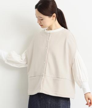 ドロストポンチョベスト(アイボリー-F)