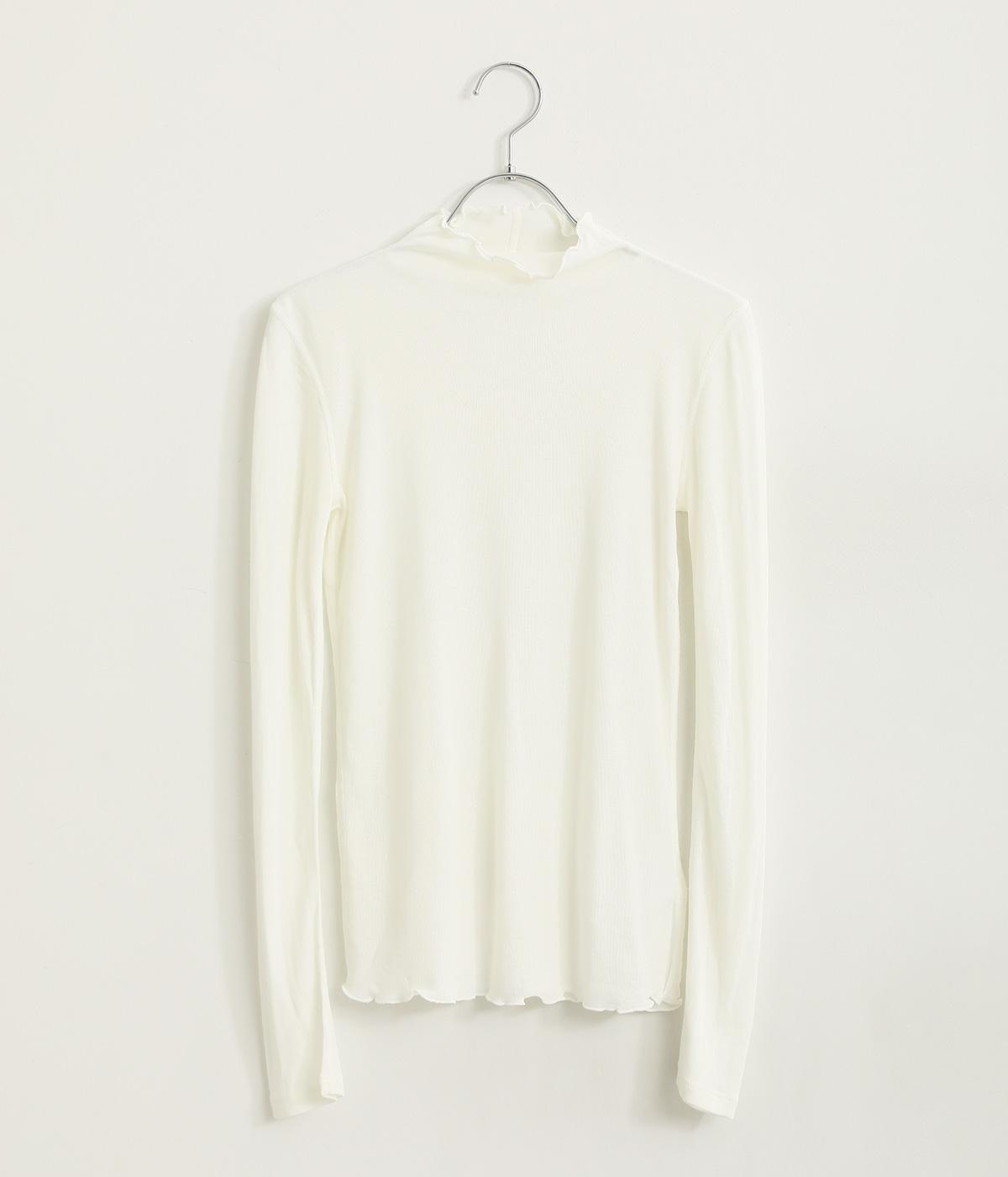 フライスハイネックプルオーバー(オフホワイト-F)
