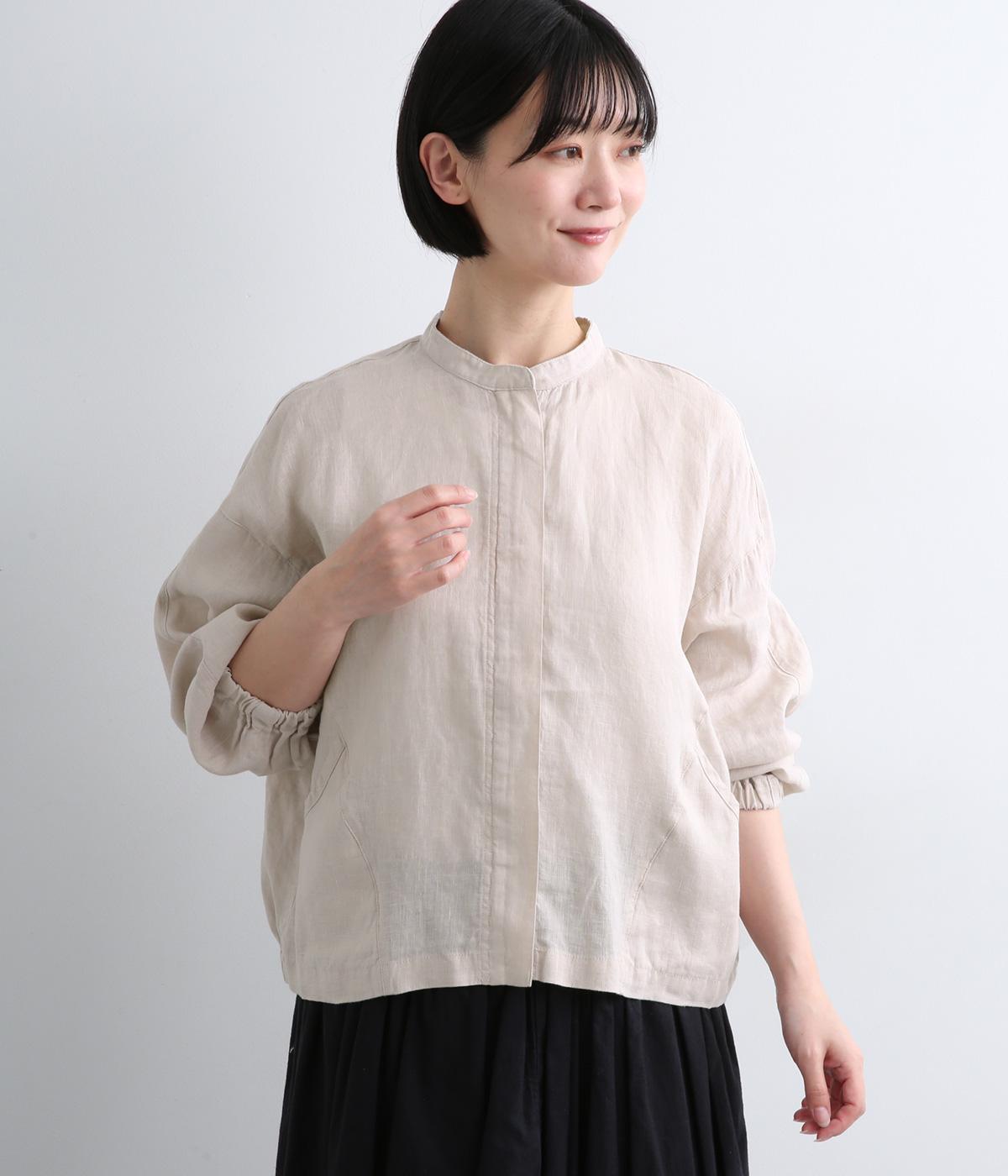 フレンチリネン平織りジップブルゾン｜UNPLE（アンプル）の商品詳細