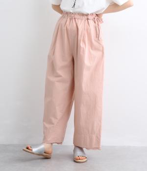 高密コットンクロススソレースカラテパンツ