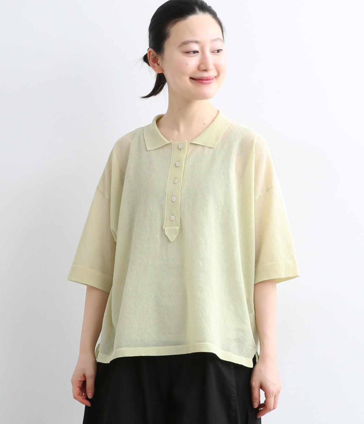 強撚糸ハイツイストヤーンニットポロシャツ｜UNPLE（アンプル）の商品詳細