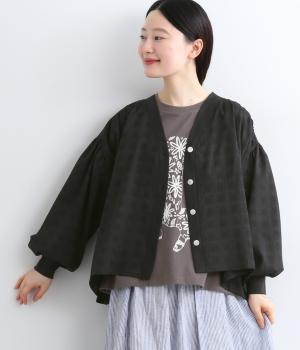 ベアフライスドビーチェックフライス×ドビーフハクカーディガン