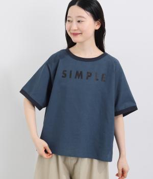SIMPLEロゴTシャツブラウス