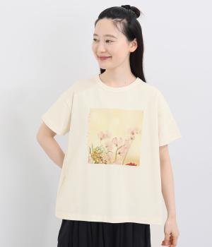 フォトプリントTシャツ(アイボリー-F)