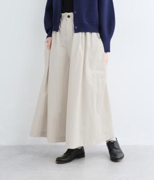 ドロストキュロットパンツ（アイボリー・F）
