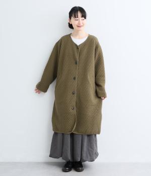 キルティングコート（カーキ・F）