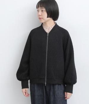 キルティングブルゾン（ブラック・F）