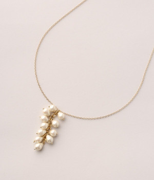 しずくパール　ネックレス(カラー1-ONESIZE)