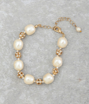 バロックパールロンデル　ブレスレット