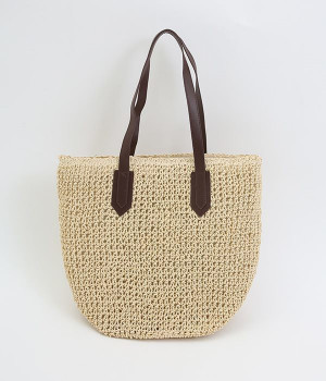 ペーパートートバッグ(オフホワイト-ONESIZE)