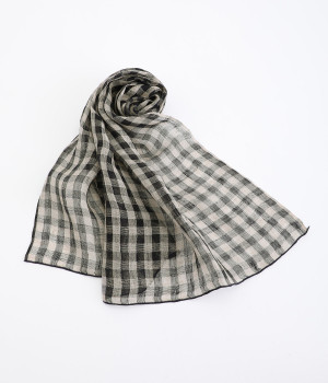 モノトーン　リネンストール