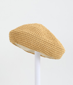 ペーパー　ベレー(ベージュ-ONESIZE)