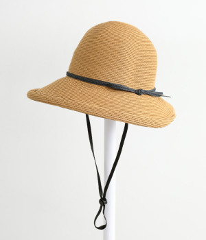 ペーパー　リボンハット(ベージュ-ONESIZE)