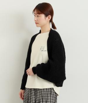 スリーブボレロ(ブラック-F)