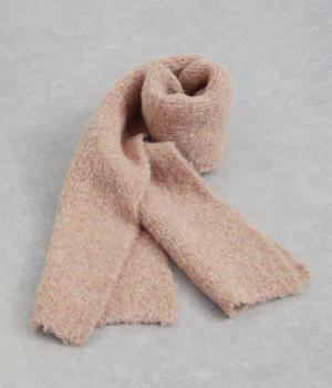 モヘアタッチマフラー(ベージュ-F)