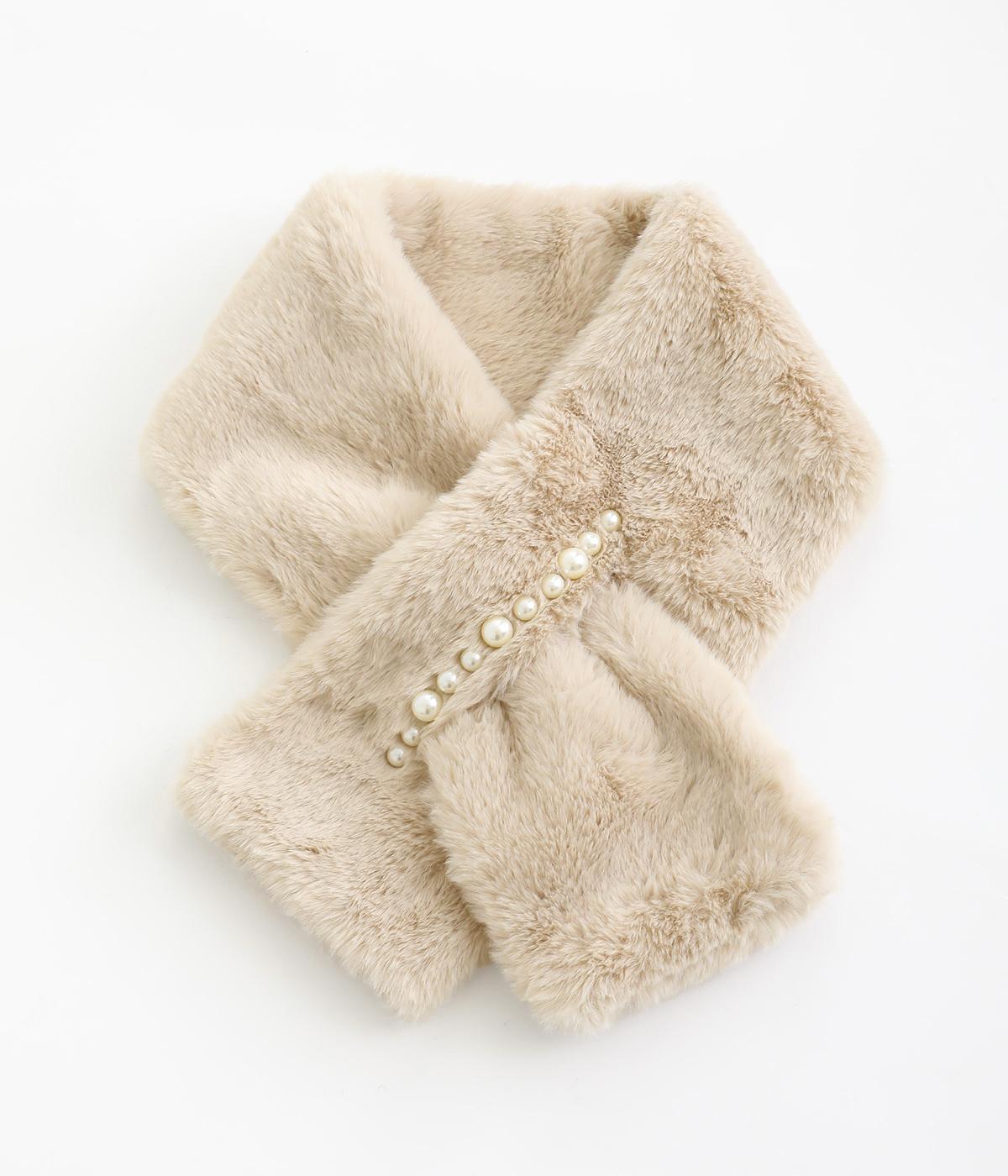 パールエコファーティペット(ベージュ-F)