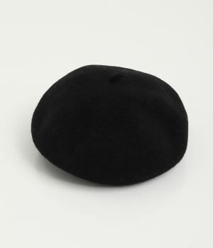 100%ウールベレー(ブラック-F)