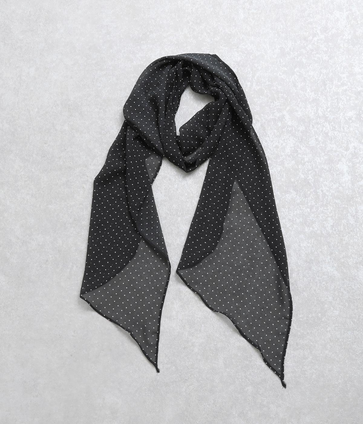 ミニドットシアーストール(ブラック-F)