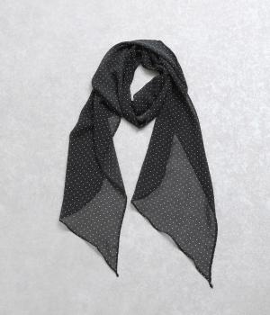 ミニドットシアーストール(ブラック-F)