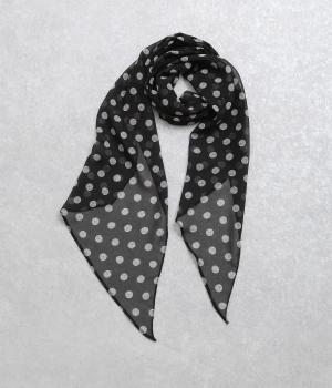 ドットシアーストール(ブラック-F)