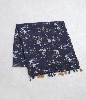 ミニフリンジストール(ディープネイビー-F)