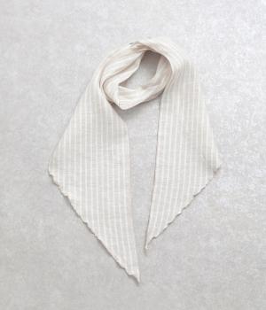 リネン ストライプストール(ベージュ-F)