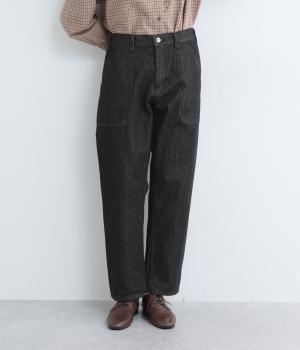 デニムベイカーパンツ(ブラック-2)