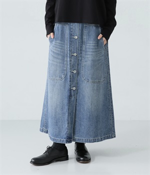 デニムベイカースカート(ブリーチ-ONESIZE)