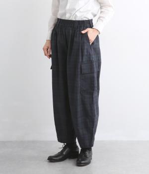 ミニタリーデザインカーゴパンツ(タータン-F)
